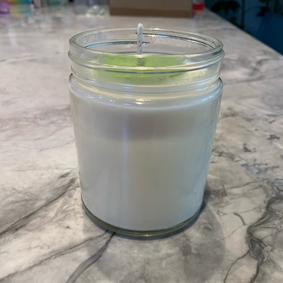 Homemade Lime Candle - Picture 2 of 3